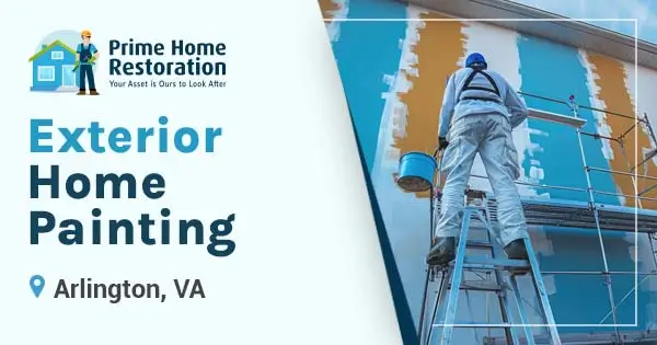 Exterior home painting in Arlington, VA