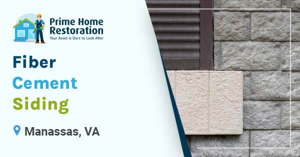 Fiber cement siding in Manassas, VA